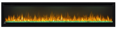 Image of Napoleon Alluravision 74" Wall Mount Electric Fireplace - Slim - NEFL74CHS - Electric Fireplace - Napoleon - ElectricFireplacesPlus.com