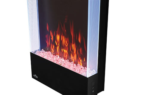 Image of Napoleon Allure 32-in Vertical Wall Mount Electric Fireplace - Electric Fireplace - Napoleon - ElectricFireplacesPlus.com