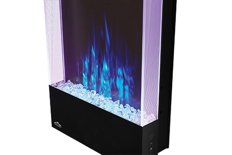 Image of Napoleon Allure 32-in Vertical Wall Mount Electric Fireplace - Electric Fireplace - Napoleon - ElectricFireplacesPlus.com
