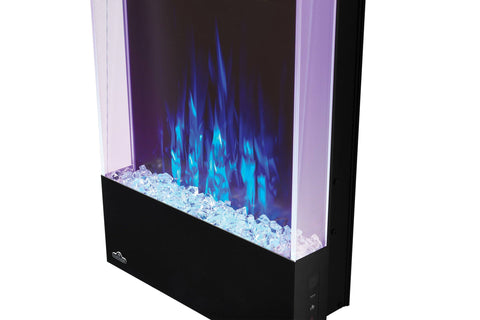 Image of Napoleon Allure 38-in Vertical Wall Mount Electric Fireplace - Electric Fireplace - Napoleon - ElectricFireplacesPlus.com