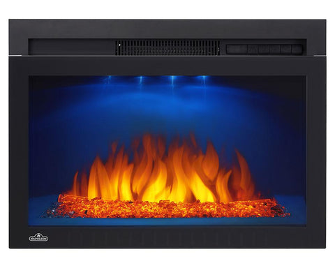 Image of Napoleon Cinema 24" Electric Fireplace with Glass - Electric Fireplace - Napoleon - ElectricFireplacesPlus.com