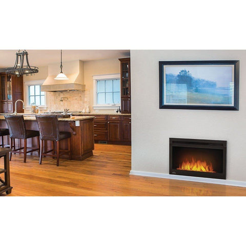 Napoleon Cinema 27" Electric Fireplace with Glass - Electric Fireplace - Napoleon - ElectricFireplacesPlus.com