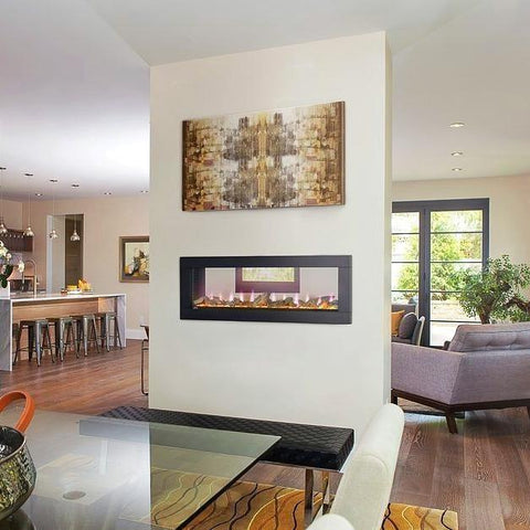 Napoleon Clearion 50" See Thru Wall Mount Electric Fireplace - Electric Fireplace - Napoleon - ElectricFireplacesPlus.com