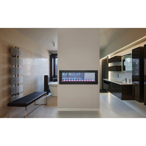 Image of Napoleon Clearion 50" See Thru Wall Mount Electric Fireplace - Electric Fireplace - Napoleon - ElectricFireplacesPlus.com