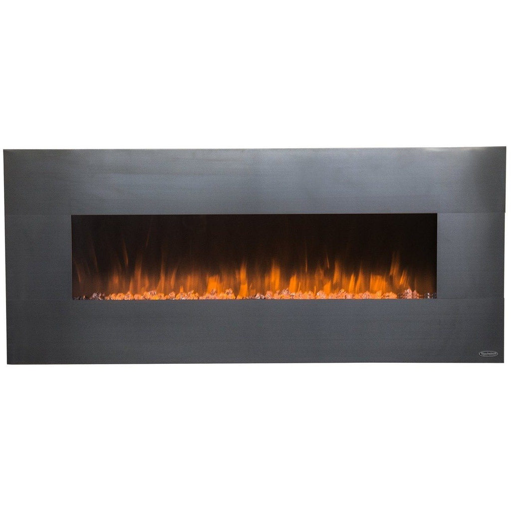 Touchstone Onyx 50" Stainless Steel Electric Fireplace - Electric Fireplace - Touchstone - ElectricFireplacesPlus.com
