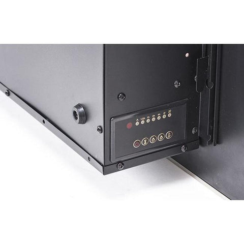 Image of Touchstone Onyx 50" Stainless Steel Electric Fireplace - Electric Fireplace - Touchstone - ElectricFireplacesPlus.com