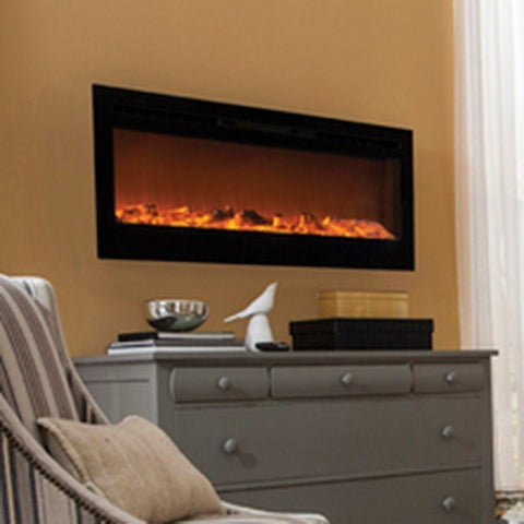 Image of Touchstone Sideline 50" Flush Mount Electric Fireplace - Electric Fireplace - Touchstone - ElectricFireplacesPlus.com
