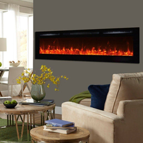 Touchstone Sideline 72" Flush Mount Electric Fireplace - Electric Fireplace - Touchstone - ElectricFireplacesPlus.com