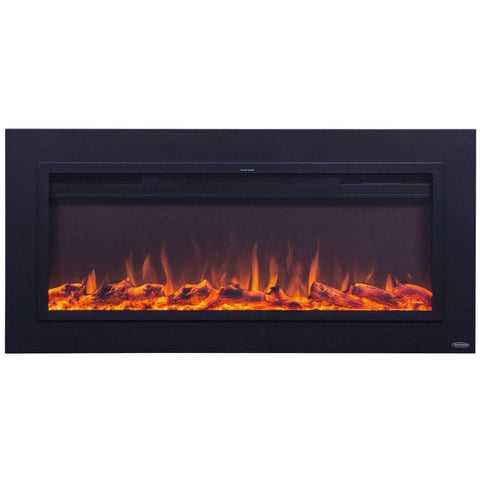 Touchstone Sideline Steel 50" Flush Mount Electric Fireplace - Electric Fireplace - Touchstone - ElectricFireplacesPlus.com
