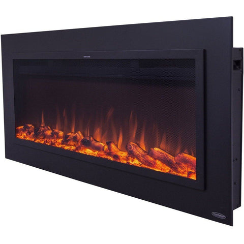 Image of Touchstone Sideline Steel 50" Flush Mount Electric Fireplace - Electric Fireplace - Touchstone - ElectricFireplacesPlus.com