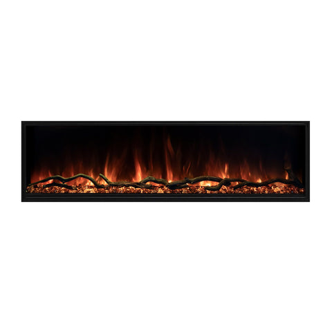 Modern Flames Landscape Pro Slim 96" Built In Wall Mount Electric Fireplace - LPS-9614