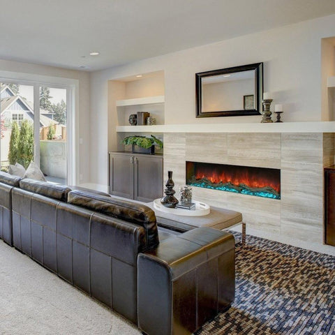 Image of Modern Flames Landscape Pro Multi Sided 56" Electric Fireplace - LPM-5616V2