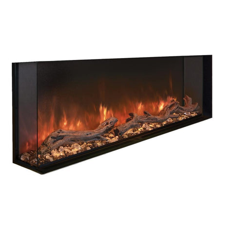 Image of Modern Flames Landscape Pro Multi Sided Built-In 96" Electric Fireplace - LPM-9616V2