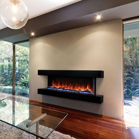 Image of Modern Flames Landscape Pro Multi Sided Built-In 96" Electric Fireplace - LPM-9616V2