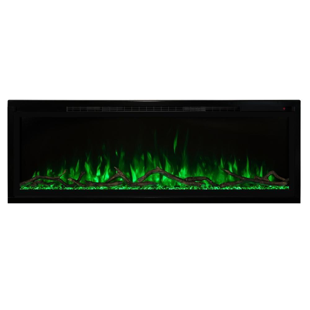 Modern Flames Spectrum Slimline 60" Wall Mount/Recessed Electric Fireplace - SPS-60B
