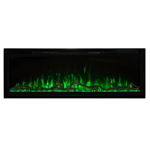 Modern Flames Spectrum Slimline 50" Wall Mount/Recessed Electric Fireplace - SPS-50B