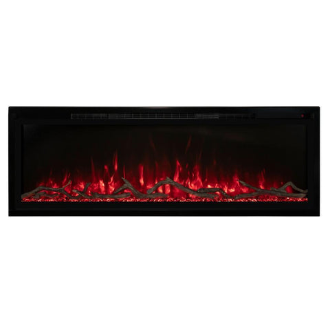 Image of Modern Flames Spectrum Slimline 60" Wall Mount/Recessed Electric Fireplace - SPS-60B