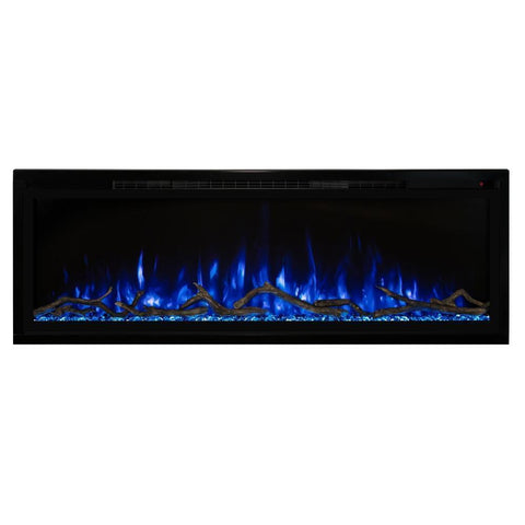 Image of Modern Flames Spectrum Slimline 60" Wall Mount/Recessed Electric Fireplace - SPS-60B
