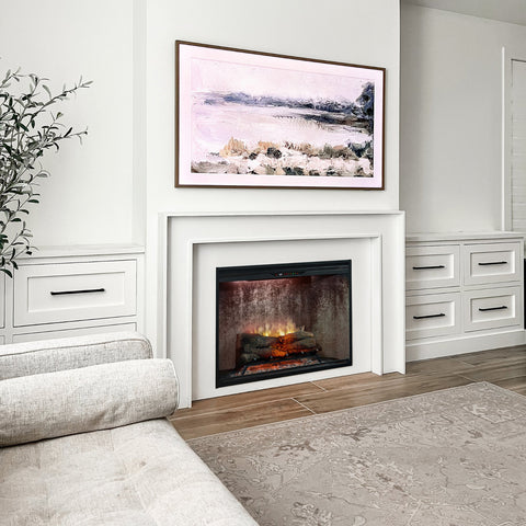 Dimplex Revillusion® 24-Inch Built-In Electric Fireplace - Weathered Concrete Backer Panels - REV24-WC | 500005128