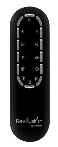 Image of Dimplex Revillusion® 24-Inch Built-In Electric Fireplace - Weathered Concrete Backer Panels - REV24-WC | 500005128