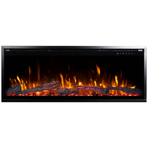 Touchstone Sideline Elite Pro 50-inch Black Smart Electric Fireplace | 80057