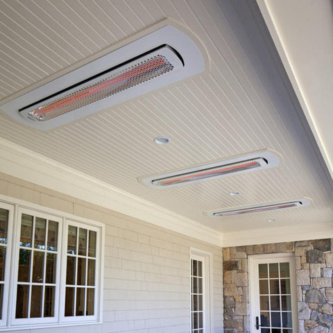 Image of Bromic Heating 56" Tungsten Smart-Heat Electric Double Element Heater 6000W 220-240V White | BH0420013