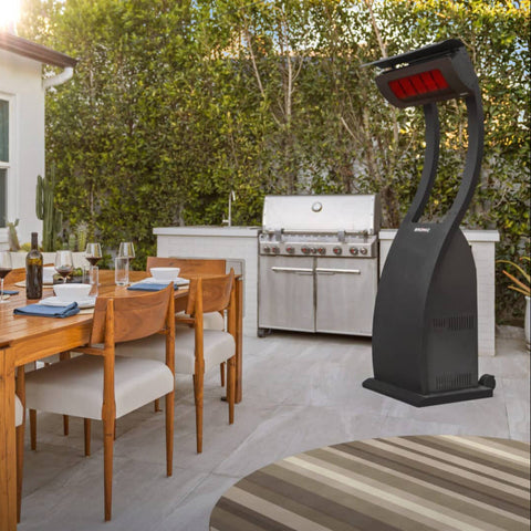 Image of Bromic Heating 500 Series Tungsten Smart-Heat Portable Liquid Propane Gas Freestanding Heater Black | BH0510001