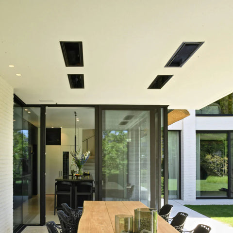 Image of Bromic Heating 53" Platinum Smart-Heat Electric Outdoor Patio Heater 4500W 208V Black | BH3622004