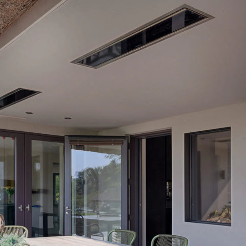 Image of Bromic Heating 53" Platinum Smart-Heat Electric Outdoor Patio Heater 4500W 208V Black | BH3622004
