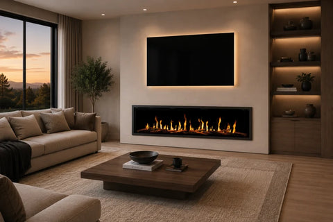 Modern Flames Orion Slim V2 76" Electric Fireplace | OR76-SLIM-V2