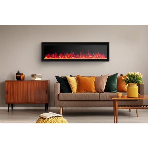 Image of Napoleon Entice 60" Linear Wall Mount Electric Fireplace - NEFL60CFH-1