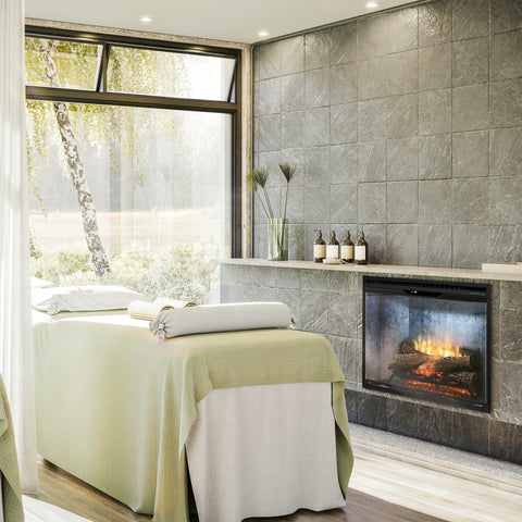 Dimplex Revillusion® 30-Inch Built-In Electric Fireplace - Weathered Concrete - RBF30WC-FG | 500002389