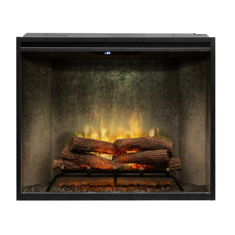 Image of Dimplex Revillusion® 36" Portrait Built-In Electric Fireplace - Weathered Concrete -  RBF36PWC-FG | 500002399