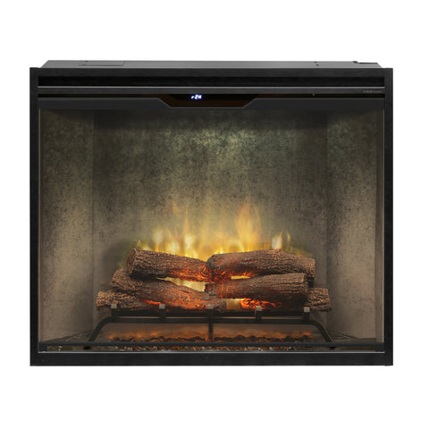 Image of Dimplex Revillusion® 36" Portrait Built-In Electric Fireplace - Weathered Concrete -  RBF36PWC-FG | 500002399