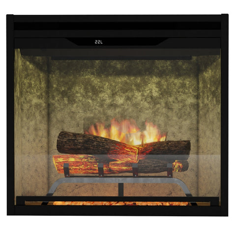Image of NEW! Dimplex Revillusion® 24-Inch Built-In Electric Fireplace - Weathered Concrete Backer Panels - REV24-WC | 500005128