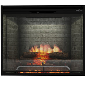 NEW! Dimplex Revillusion® 36-Inch Portait Built-In Electric Fireplace - Neutral Brick -  REV36P-NB | 500005135