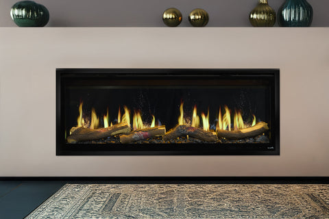 Image of SimpliFire Allusion Edge 50" Linear Electric Recessed Fireplace | SF-ALLE50