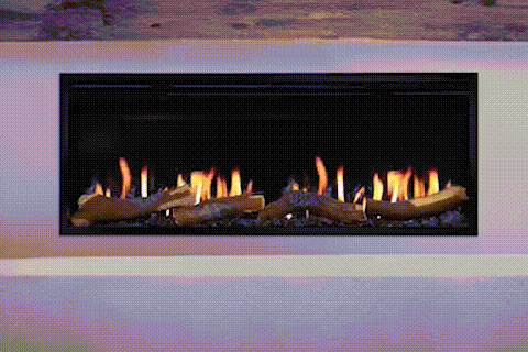 SimpliFire Allusion Edge 50" Linear Electric Recessed Fireplace | SF-ALLE50