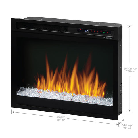 Image of Dimplex Nova XHD Plug-In 23" Electric Firebox - Acrylic Crystals | XHD23G