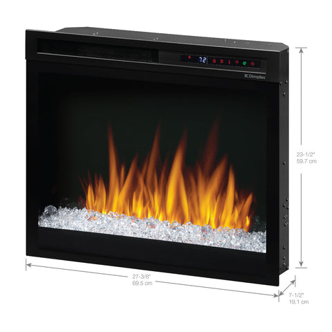 Image of Dimplex Nova XHD Plug-In 28" Electric Firebox - Acrylic Crystals | XHD28G