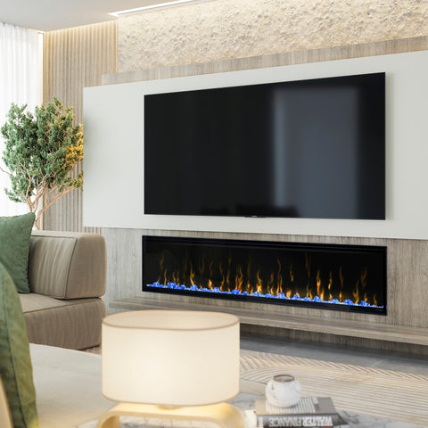 Image of Dimplex Ignite XL 74" Built In | Wall Mount Linear Electric Fireplace | XLF74