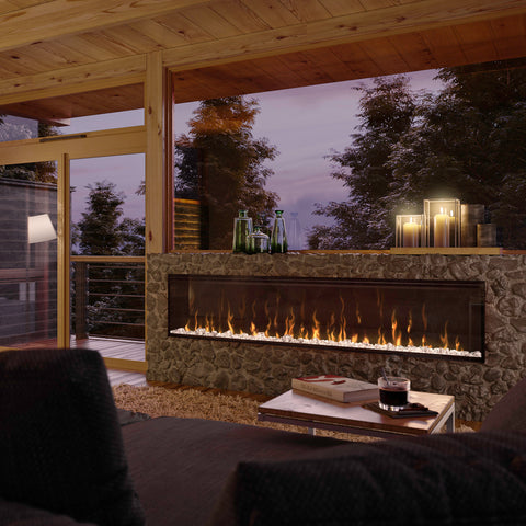Image of Dimplex Ignite XL 74" Built In | Wall Mount Linear Electric Fireplace | XLF74