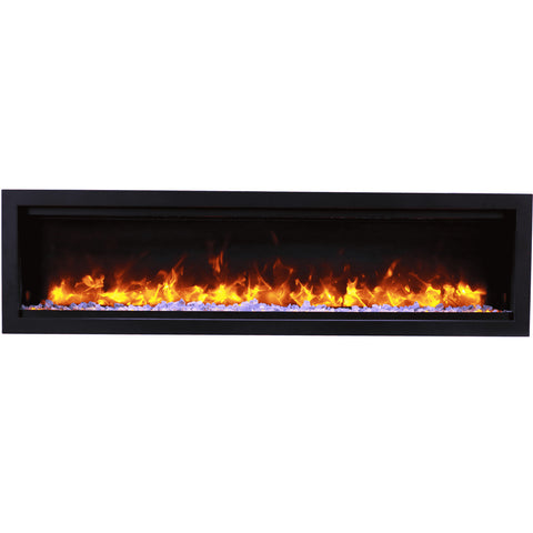 Image of Amantii 34" Symmetry Lumina Electric Fireplace | SYM-34-LUMINA