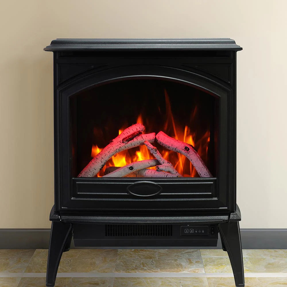 Classic Fire Elektrische Sfeerhaard Verona - Kachel 1800 en 2000W - Vrijstaande Haard Classic Fire Elektrische Sfeerhaard Verona - Kachel 1800 en 2000W - Vrijstaande Haard