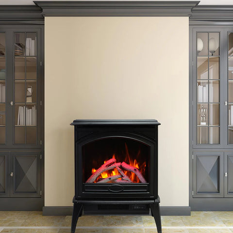 Image of Amantii 50" Cast Iron Freestand Electric Fireplace | E50-NA