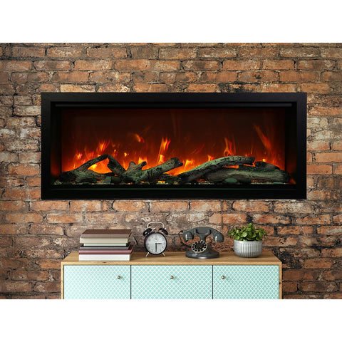 Image of Amantii 50" Symmetry Bespoke Xtra Tall Electric Fireplace | SYM-50-XT BESPOKE