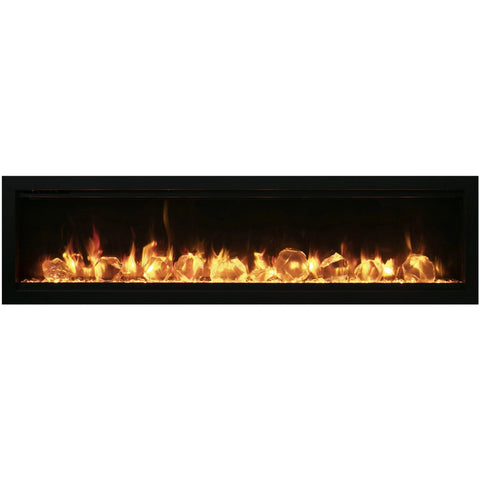 Image of Amantii 60" Symmetry Lumina Electric Fireplace | SYM-60-LUMINA