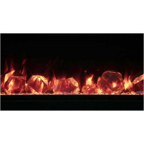 Image of Amantii 60" Symmetry Lumina Electric Fireplace | SYM-60-LUMINA