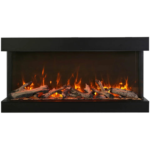 Image of Amantii 60" Tru View XL XT 3 Sided Glass Electric Fireplace | 60-TRV-XL-XT