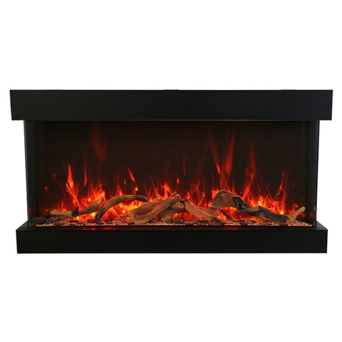 Image of Amantii 72" Tru View XL XT 3 Sided Glass Electric Fireplace | 72-TRV-XL-XT